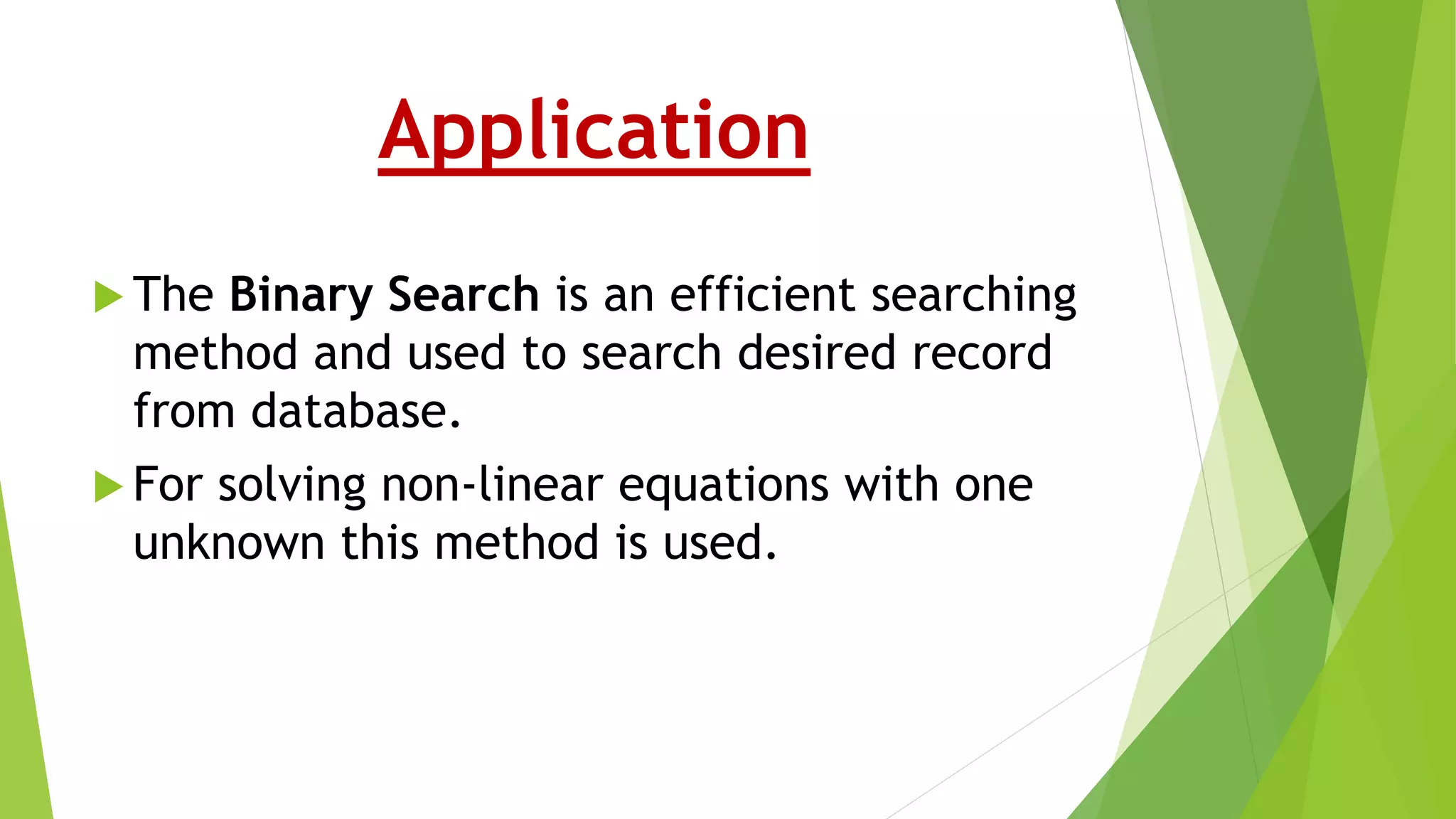 Binary search | PPT