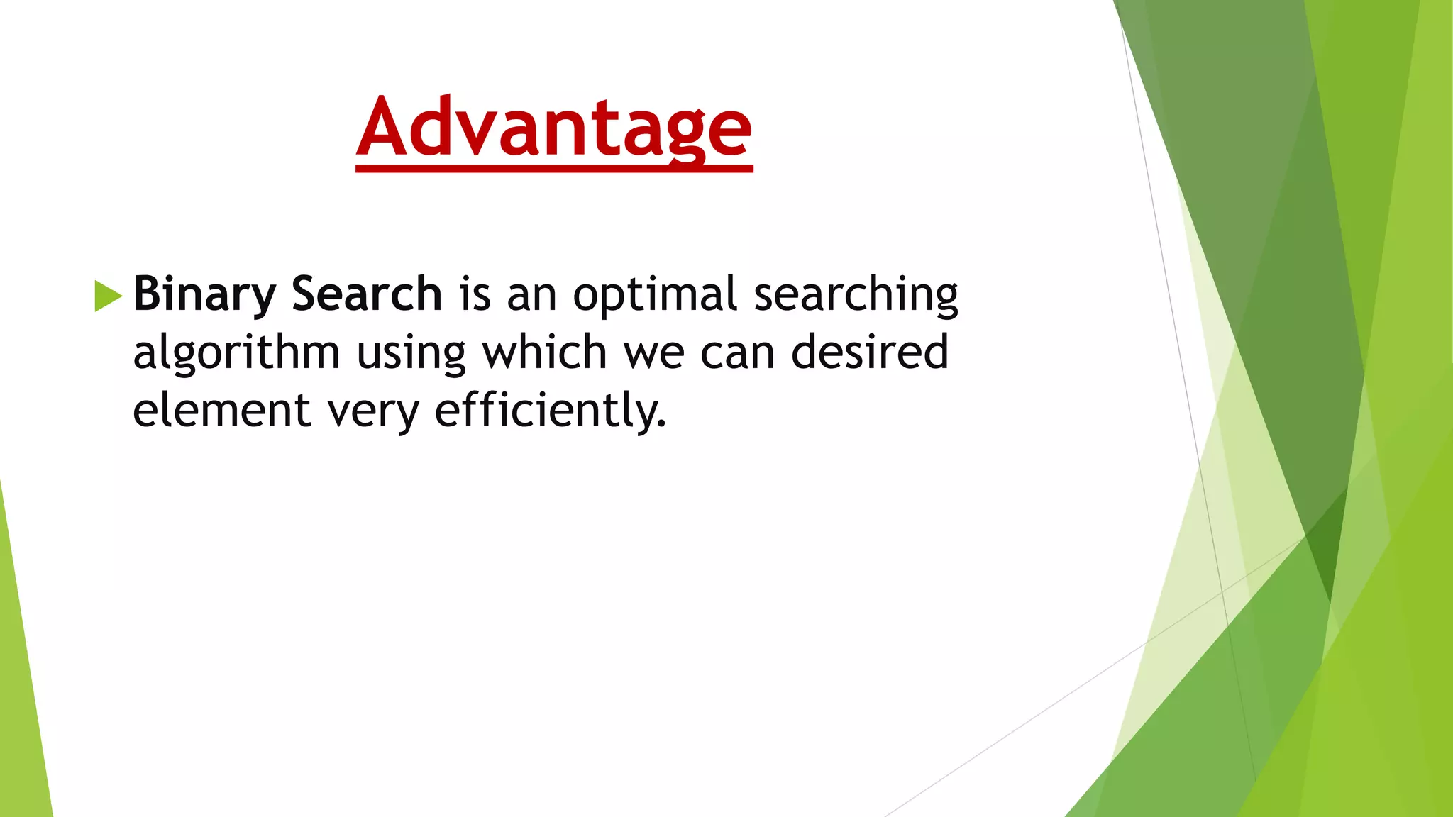 Binary search | PPT
