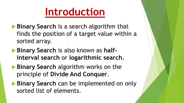Binary search | PPT