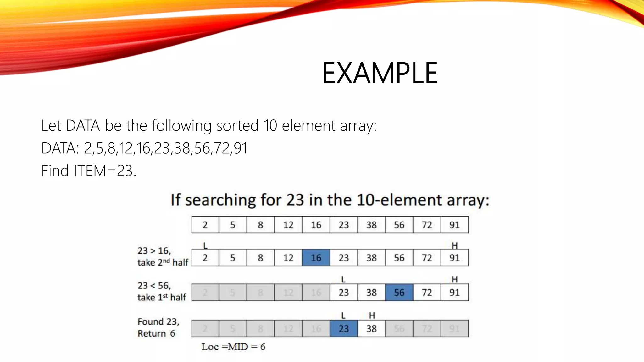 Binary search in data structure | PPTX | Search | Internet