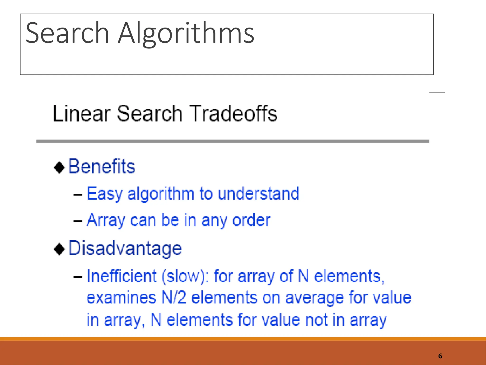 Search Algorithms
6
 