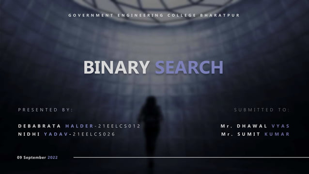 Binary Search | PPT