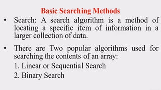 binary search tree presentation d etails | PPTX