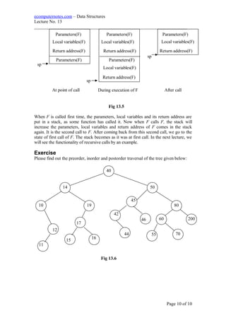 e computer notes - Binary search tree | PDF