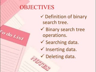 Binary search tree | PPTX