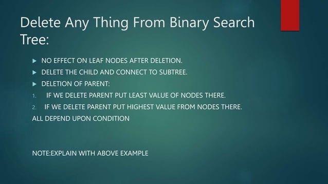 Binary Search Tree .pptx | Technology & Computing