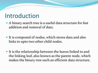 Binary search tree in data structures | PPT | Computing | Technology ...