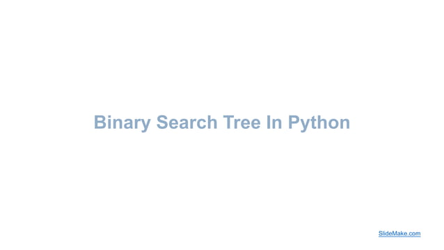Binary Search Tree In Python.pptx