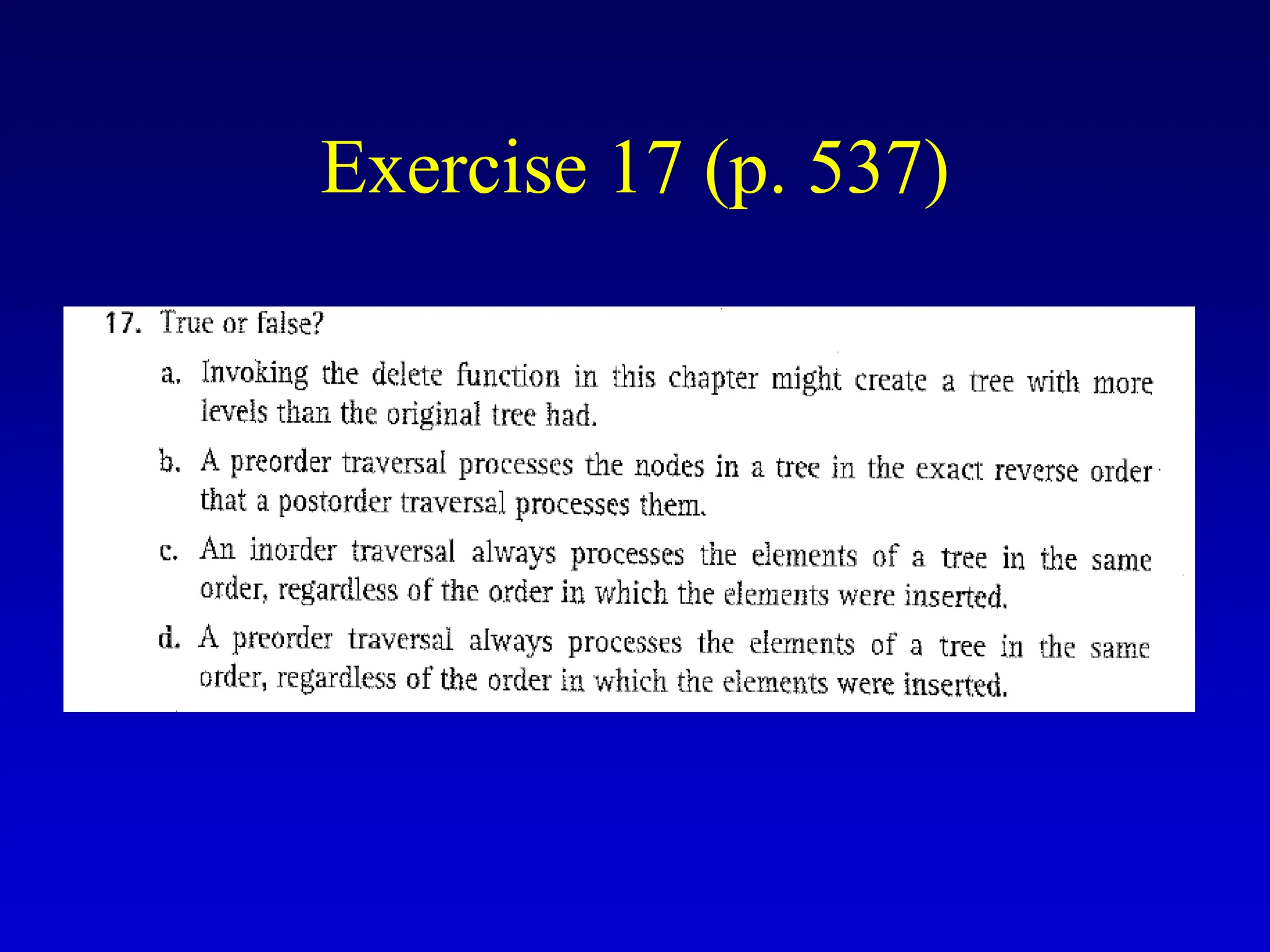 Exercise 17 (p. 537) 