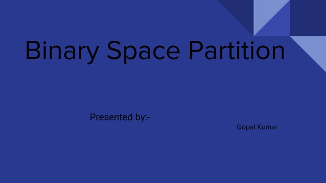 Binary space partition | PPT