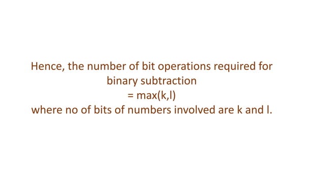 Binary subtraction | PPT