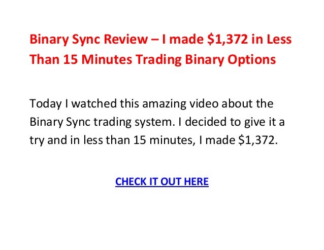 Binary option sync synthesis
