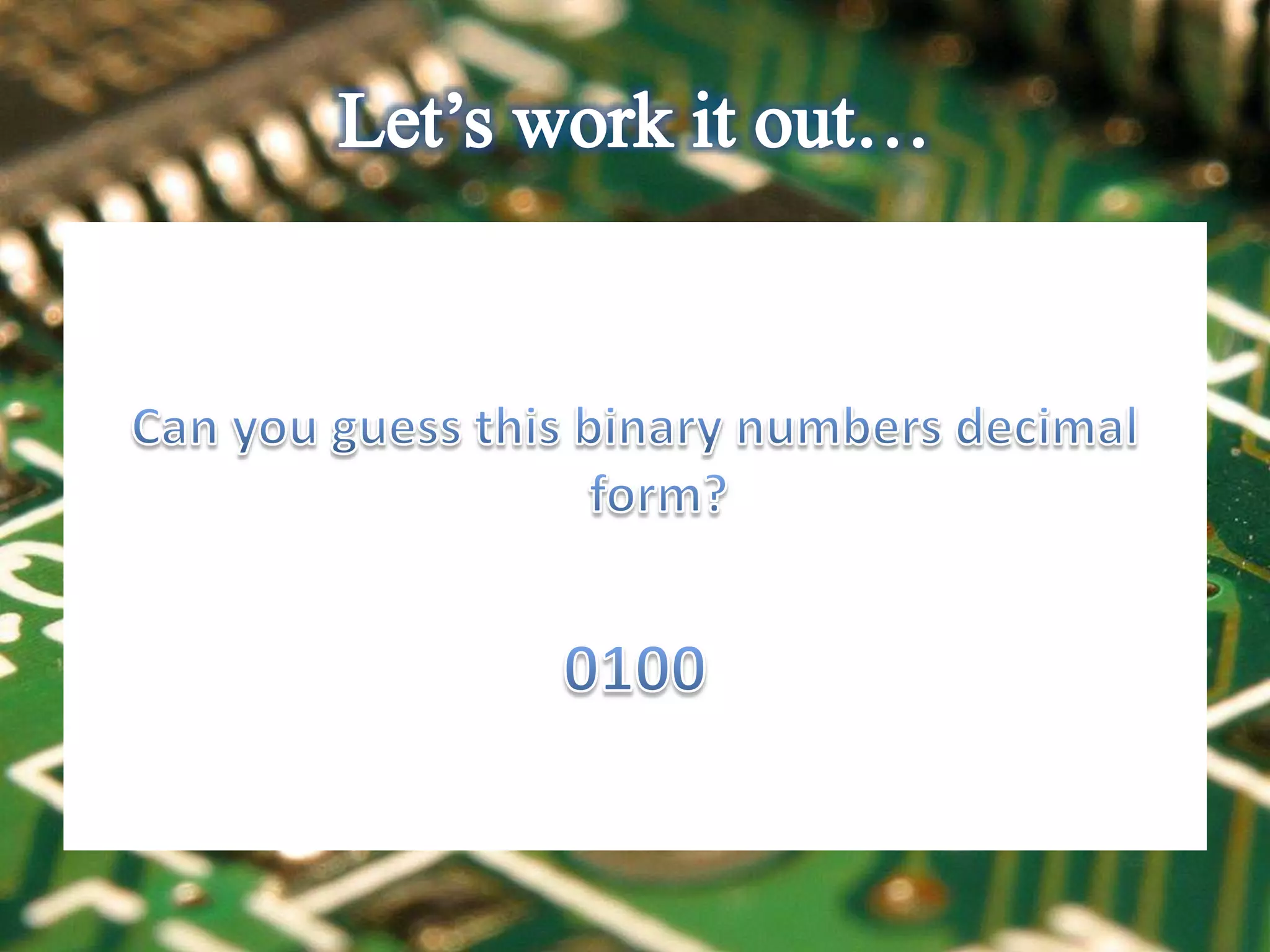 Binary Number System