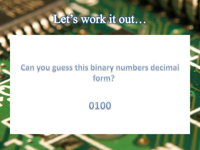 Binary Number System | PPT
