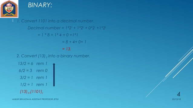 Binary system ppt | PPT
