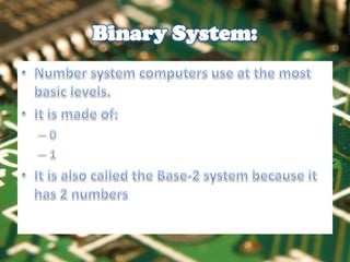 Mrs. Noland's Binary System ppt | PPTX | Technology & Computing