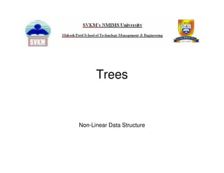 Trees


Non-Linear Data Structure
 