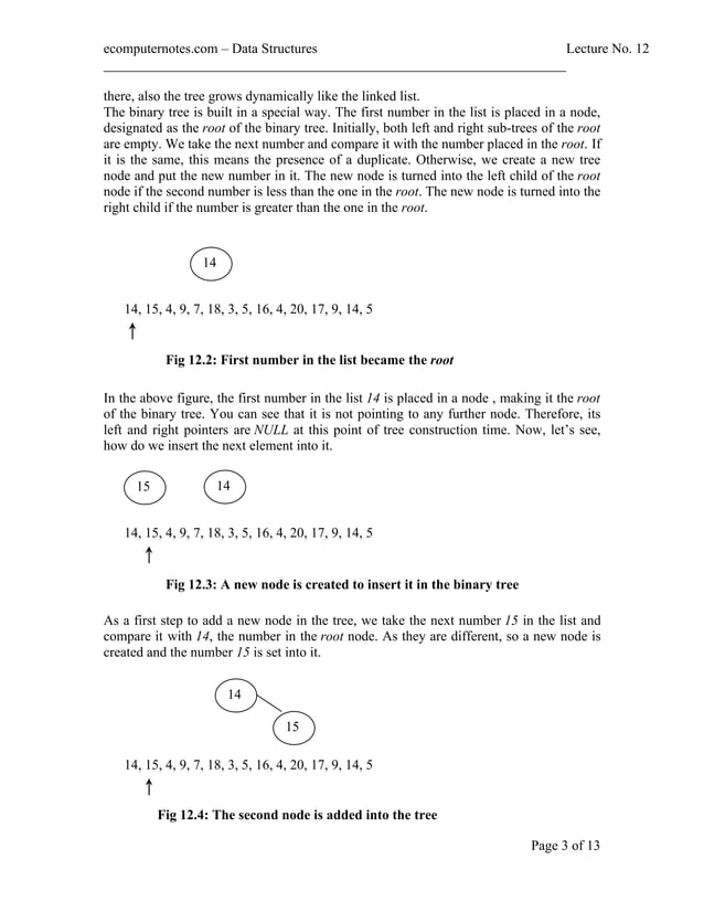 computer notes - Binary tree | PDF