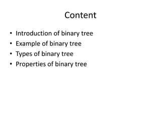 Binary tree | PPT