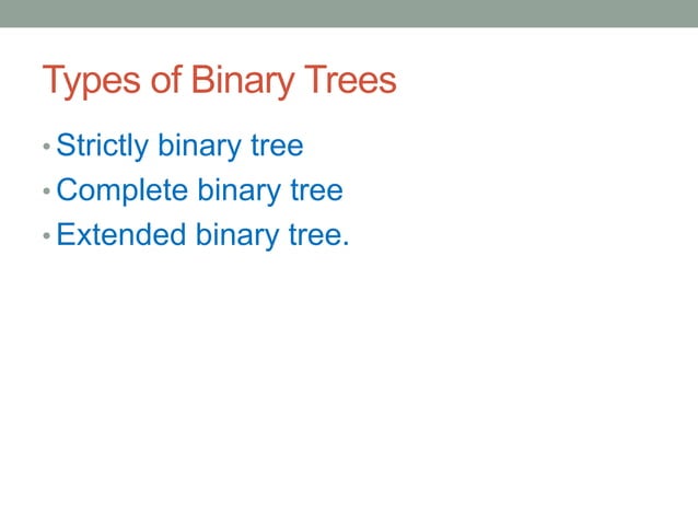 Binary tree | PPT