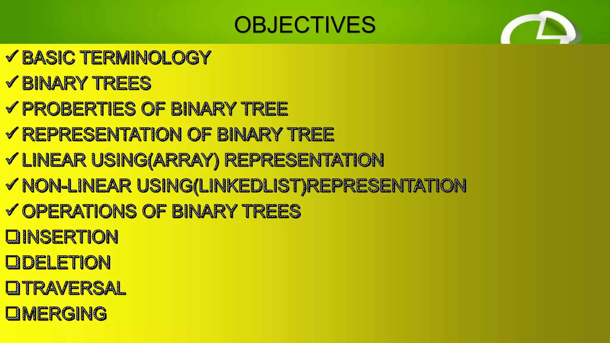 Binary tree and operations | PPTX