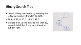 Binary tree data structure