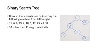 Binary tree data structure