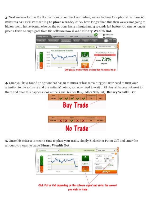 Binary options wealth bot