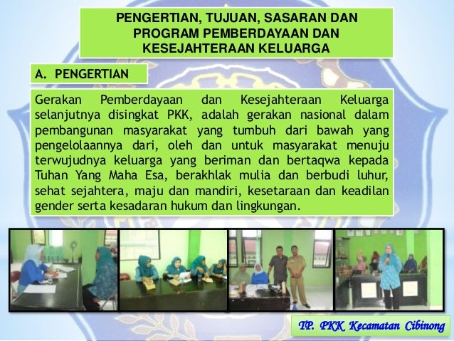 Bina Wilayah Pkk Kecamatan Cibinong