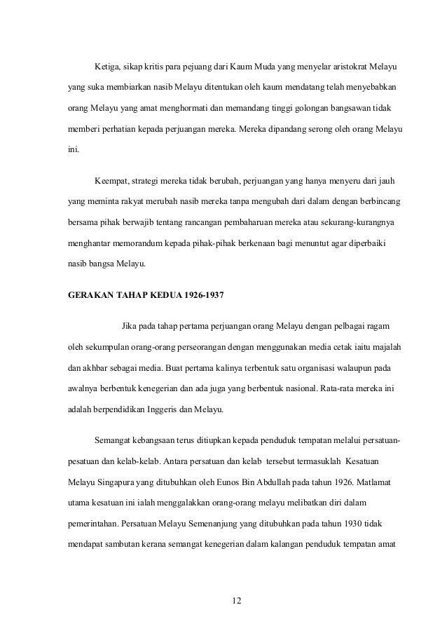 Bincangkan gerakan gerakan politik di malaysia sebelum perang dunia u2026