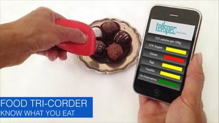 FOOD TRI-CORDER
KNOW WHAT YOU EAT
GLASSEFFECT

 