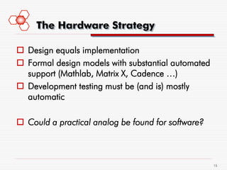 Software Test Patterns: Successes and Challenges | PDF