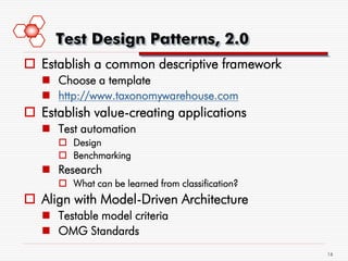 Software Test Patterns: Successes and Challenges | PDF