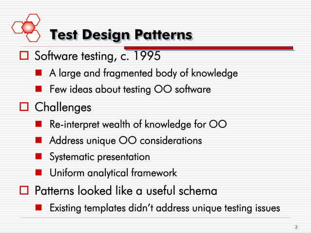 Software Test Patterns: Successes and Challenges | PDF | Technology ...