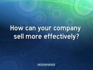 Effective Sales Communications