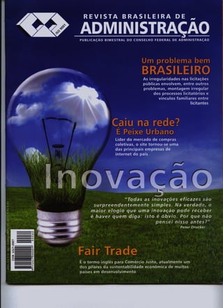 Entrevista de Bruno Silva à Revista Brasileira de Administração
