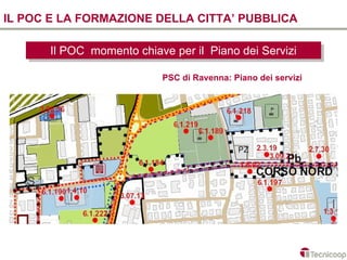 IL POC E LA FORMAZIONE DELLA CITTA’ PUBBLICA

       Il POC momento chiave per ilil Piano dei Servizi
        Il POC momento chiave per Piano dei Servizi

                            PSC di Ravenna: Piano dei servizi
 