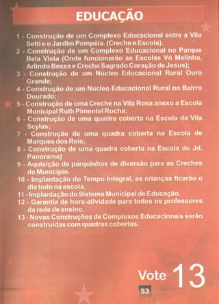 Plano de Governo do PT