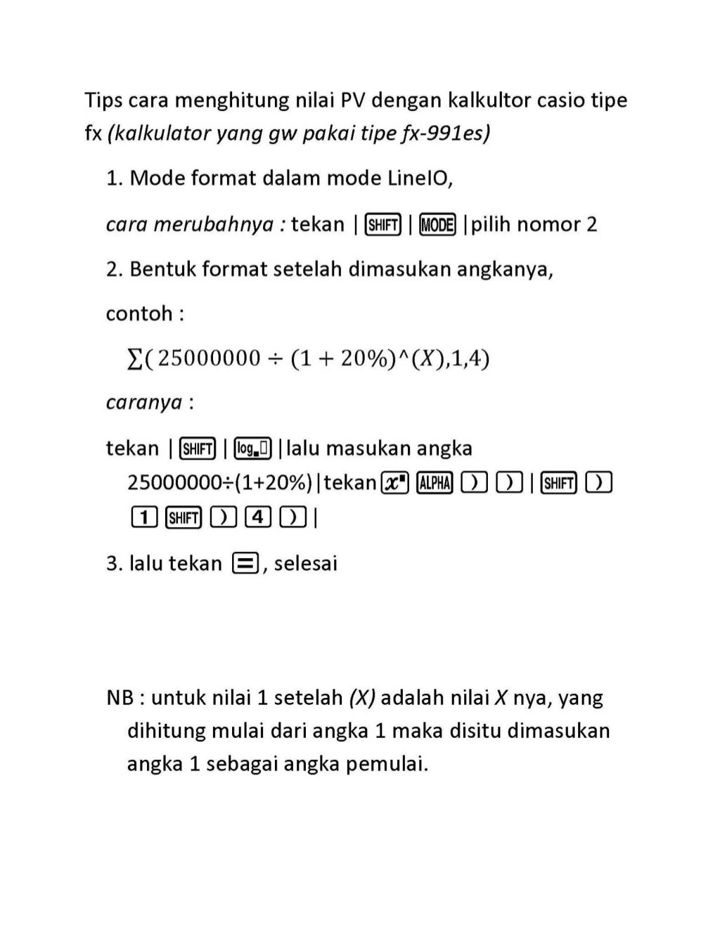 Menghitung Present Value, Deviasi Standar, dan Sistem Bilangan