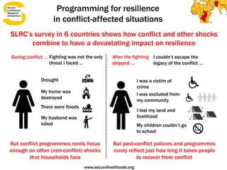 SEED & GARDENS
Strengthen vulnerable
communities in
disaster areas
• Appropriate crops for disaster-prone
regions
• Garden training, including seed saving and
extension materials for women
• Distribution of vegetable seed kits
• Demonstration plots in the community
Empower WOMEN to
grow VEGETABLES for
their families
Help local FOOD SUPPLIES
recover quickly after
disasters
Increase RESILIENCE by saving
quality SEEDS for the next
season
AVRDC – The World Vegetable Center improves
livelihoods of people in
disaster-affected communities
 