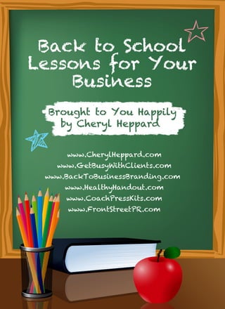 Back to School Lessons for Your Business 