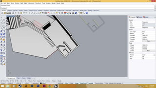 Extrusion from plan create the massing.
 