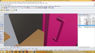 Door handle create using pipe and blend.
 