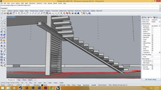Extrude surface along curve to create I-beam.
 