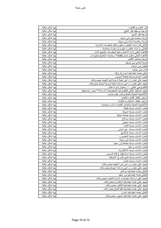 ‫حدٌثة‬ ً‫علم‬
‫القاهره‬ ‫ج‬ ‫العلوم‬ ‫دار‬‫خالٌة‬ ‫اماكن‬ ‫بها‬
‫الشٌخ‬ ‫كفر‬ ‫موسٌقٌه‬ ‫نوعٌة‬‫خالٌة‬ ‫اماكن‬ ‫بها‬
‫الشٌخ‬ ‫كفر‬ ‫نوعٌة‬‫خالٌة‬ ‫اماكن‬ ‫بها‬
‫سوٌف‬ ً‫بن‬ ‫بنٌن‬ ‫رٌاضٌه‬ ‫تربٌة‬‫خالٌة‬ ‫اماكن‬ ‫بها‬
‫رٌاضٌه‬ ‫تربٌة‬/‫سوٌف‬ ً‫بن‬ ‫بنات‬‫خالٌة‬ ‫اماكن‬ ‫بها‬
‫اإلدارٌة‬ ‫المعلومات‬ ‫لنظم‬ ‫بالهرم‬ ‫المتطوره‬ ‫للدراسات‬ ً‫العال‬‫خالٌة‬ ‫اماكن‬ ‫بها‬
‫ومحاسبة‬ ‫تجارة‬ ‫ش‬ ‫بالهرم‬ ‫متطوره‬ ‫دراسات‬ ً‫العال‬‫خالٌة‬ ‫اماكن‬ ‫بها‬
‫االول‬ ‫بالتجمع‬ ‫المعلومات‬ ‫ونظم‬ ‫األعمال‬ ‫إدارة‬ ً‫العال‬ ‫القاهرة‬‫خالٌة‬ ‫اماكن‬ ‫بها‬
ً‫العال‬ ‫القاهرة‬(‫حاسب‬ ‫علوم‬)‫قطعة‬2‫م‬.‫اول‬ ‫تجمع‬ ‫البنفسج‬ ‫خدمات‬‫خالٌة‬ ‫اماكن‬ ‫بها‬
‫االقصر‬ ‫وفنادق‬ ‫سٌاحه‬‫خالٌة‬ ‫اماكن‬ ‫بها‬
‫سوٌف‬ ‫بنى‬ ً‫ابتدائ‬ ‫تربٌة‬‫خالٌة‬ ‫اماكن‬ ‫بها‬
‫سوٌف‬ ‫بنى‬ ‫حقوق‬‫خالٌة‬ ‫اماكن‬ ‫بها‬
‫سوٌف‬ ‫بنى‬ ‫اداب‬‫خالٌة‬ ‫اماكن‬ ‫بها‬
‫قنا‬ ‫فرع‬ ‫أسوان‬ ‫إجتماعٌه‬ ‫خدمه‬ ً‫عال‬‫خالٌة‬ ‫اماكن‬ ‫بها‬
‫السوٌس‬ ‫جامعة‬ ‫موجة‬ ‫انتساب‬ ‫تجاره‬‫خالٌة‬ ‫اماكن‬ ‫بها‬
‫بمصروفات‬ ‫شبراالخٌمه‬ ‫تربوٌة‬ ‫شعبة‬ ‫زراعى‬ ‫تعاون‬ ً‫عال‬ ‫معهد‬‫خالٌة‬ ‫اماكن‬ ‫بها‬
‫بمصرفات‬ ‫أسٌوط‬ ‫تربوٌة‬ ‫شعبة‬ ‫وإرشاد‬ ً‫زراع‬ ‫تعاون‬ ً‫عال‬ ‫معهد‬‫خالٌة‬ ‫اماكن‬ ‫بها‬
ً‫العال‬ ً‫التكنولوج‬10‫أعمال‬ ‫إدارة‬ ‫رمضان‬‫خالٌة‬ ‫اماكن‬ ‫بها‬
‫ك‬ ‫ادارة‬ ‫المتخصصة‬ ‫للتكنولوجٌا‬ ‫العالى‬ ‫المستقبل‬ ‫معهد‬32‫إسماعٌلٌة‬ ‫مصر‬‫خالٌة‬ ‫اماكن‬ ‫بها‬
‫حاسب‬ ‫علوم‬ ‫قسم‬ ‫بالمعادى‬ ‫الحدٌثة‬ ‫األكادٌمٌة‬‫خالٌة‬ ‫اماكن‬ ‫بها‬
‫طالبات‬ ‫القاهره‬ ‫اطفال‬ ‫رٌاض‬‫خالٌة‬ ‫اماكن‬ ‫بها‬
‫طالبات‬ ‫االسكندرٌه‬ ‫اطفال‬ ‫رٌاض‬‫خالٌة‬ ‫اماكن‬ ‫بها‬
‫ومحاسبة‬ ‫واداره‬ ‫اقتصاد‬ ‫بالمعادى‬ ‫الحدٌثة‬ ‫األكادٌمٌة‬‫خالٌة‬ ‫اماكن‬ ‫بها‬
‫طنطا‬ ‫موجه‬ ‫انتساب‬ ‫تجاره‬‫خالٌة‬ ‫اماكن‬ ‫بها‬
‫اسٌوط‬ ‫موجه‬ ‫انتساب‬ ‫تجاره‬‫خالٌة‬ ‫اماكن‬ ‫بها‬
‫دمٌاط‬ ‫جامعة‬ ‫موجه‬ ‫انتساب‬ ‫تجاره‬‫خالٌة‬ ‫اماكن‬ ‫بها‬
‫سوهاج‬ ‫موجه‬ ‫انتساب‬ ‫تجاره‬‫خالٌة‬ ‫اماكن‬ ‫بها‬
‫دمنهور‬ ‫موجه‬ ‫انتساب‬ ‫تجاره‬‫خالٌة‬ ‫اماكن‬ ‫بها‬
‫قاهره‬ ‫موجه‬ ‫انتساب‬ ‫تجاره‬‫خالٌة‬ ‫اماكن‬ ‫بها‬
‫شمس‬ ‫عٌن‬ ‫موجه‬ ‫انتساب‬ ‫تجاره‬‫خالٌة‬ ‫اماكن‬ ‫بها‬
‫الزقازٌق‬ ‫موجه‬ ‫انتساب‬ ‫تجاره‬‫خالٌة‬ ‫اماكن‬ ‫بها‬
‫المنصوره‬ ‫موجه‬ ‫انتساب‬ ‫تجاره‬‫خالٌة‬ ‫اماكن‬ ‫بها‬
‫سوٌف‬ ‫بنى‬ ‫موجه‬ ‫انتساب‬ ‫تجاره‬‫خالٌة‬ ‫اماكن‬ ‫بها‬
‫سعٌد‬ ‫بور‬ ‫جامعة‬ ‫موجه‬ ‫انتساب‬ ‫تجاره‬‫خالٌة‬ ‫اماكن‬ ‫بها‬
‫م‬ ‫انتساب‬ ‫تجاره‬.‫بنها‬‫خالٌة‬ ‫اماكن‬ ‫بها‬
‫االسكندرٌه‬ ‫موجه‬ ‫انتساب‬ ‫تجاره‬‫خالٌة‬ ‫اماكن‬ ‫بها‬
‫السوٌس‬ ‫قناة‬ ‫ج‬ ‫اسماعٌلٌه‬ ‫موجه‬ ‫انتساب‬ ‫تجاره‬‫خالٌة‬ ‫اماكن‬ ‫بها‬
‫المنوفٌة‬ ‫ج‬ ‫كوم‬ ‫شبٌن‬ ‫موجه‬ ‫انتساب‬ ‫تجاره‬‫خالٌة‬ ‫اماكن‬ ‫بها‬
‫حلوان‬ ‫موجه‬ ‫انتساب‬ ‫تجاره‬‫خالٌة‬ ‫اماكن‬ ‫بها‬
‫بمصروفات‬ ‫الخٌمه‬ ‫شبرا‬ ‫زراعى‬ ‫تعاون‬ ً‫عال‬ ‫معهد‬‫خالٌة‬ ‫اماكن‬ ‫بها‬
‫بمصروفات‬ ‫اسٌوط‬ ‫وإرشاد‬ ً‫زراع‬ ‫تعاون‬ ً‫عال‬ ‫معهد‬‫خالٌة‬ ‫اماكن‬ ‫بها‬
‫سوهاج‬ ‫اجتماعٌه‬ ‫خدمه‬ ً‫العال‬‫خالٌة‬ ‫اماكن‬ ‫بها‬
‫سعٌد‬ ‫بور‬ ‫إجتماعٌه‬ ‫خدمه‬ ً‫العال‬‫خالٌة‬ ‫اماكن‬ ‫بها‬
‫بمصروفات‬ ‫بالمنٌرة‬ ‫إدارٌة‬ ‫و‬ ‫تعاونٌه‬ ‫دراسات‬ ً‫عال‬ ‫معهد‬‫خالٌة‬ ‫اماكن‬ ‫بها‬
‫بمصروفات‬ ‫أسكندرٌه‬ ‫إجتماعٌه‬ ‫خدمه‬ ً‫عال‬ ‫معهد‬‫خالٌة‬ ‫اماكن‬ ‫بها‬
‫بمصروفات‬ ‫القاهره‬ ‫إجتماعٌه‬ ‫خدمه‬ ً‫عال‬ ‫معهد‬‫خالٌة‬ ‫اماكن‬ ‫بها‬
‫بمصروفات‬ ‫كفرالشٌخ‬ ‫إجتماعٌه‬ ‫خدمه‬ ً‫عال‬ ‫معهد‬‫خالٌة‬ ‫اماكن‬ ‫بها‬
‫اسوان‬ ‫إجتماعٌه‬ ‫خدمه‬ ً‫العال‬‫خالٌة‬ ‫اماكن‬ ‫بها‬
‫بمصروفات‬ ‫دمنهور‬ ‫اجتماعٌه‬ ‫خدمه‬ ً‫عال‬ ‫معهد‬‫خالٌة‬ ‫اماكن‬ ‫بها‬
Page 10 of 13
 
