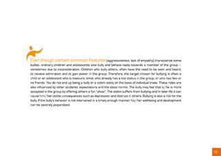 KiVa antibullying program - Parents' Guide