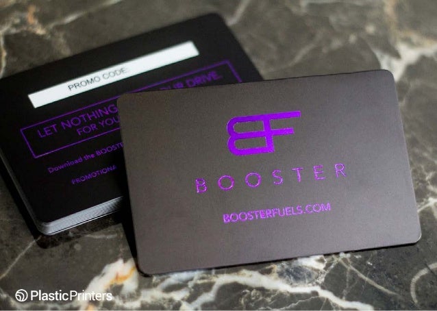 purple business card