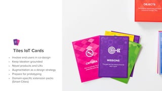 Tiles Cards Workshop at ThingsCon Amsterdam