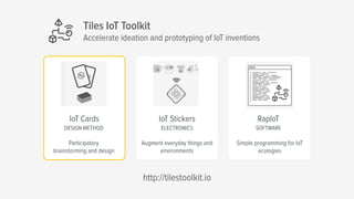 Tiles Cards Workshop at ThingsCon Amsterdam