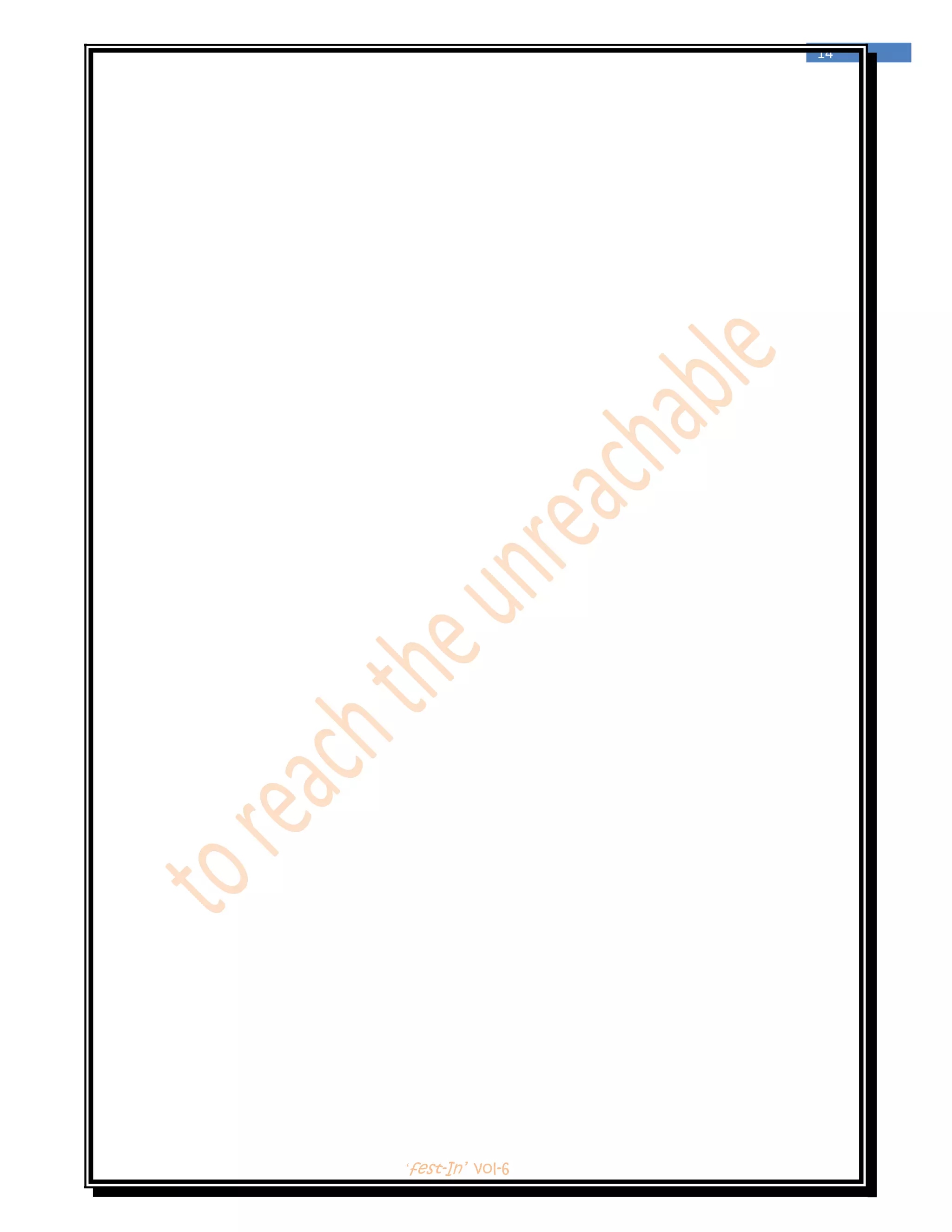  
                          14 
 




        ‘fest-In’ vol-6
 